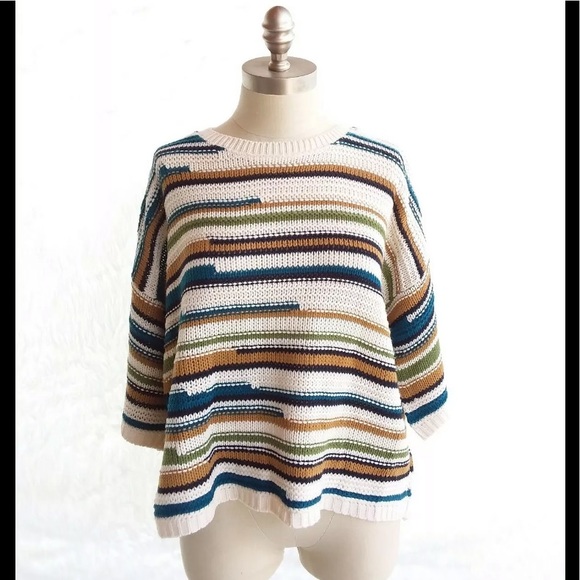 JohnPaulRichard Sweaters - Boxy Striped Sweater Size S